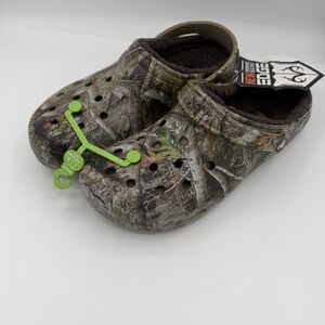 New Crocs Classic Lined Real Tree Edge Camo Brand Men's 11
